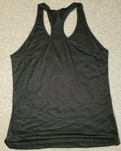 Load image into Gallery viewer, Women&#39;s Black Razorback Tank W/Blue Logo
