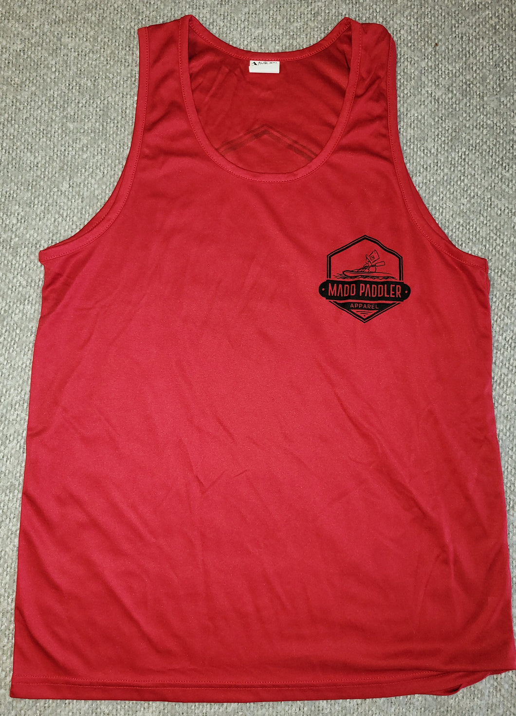 Men's Red W/Black Logo UV Tank