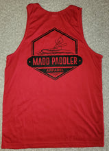 Load image into Gallery viewer, Men&#39;s Red W/Black Logo UV Tank
