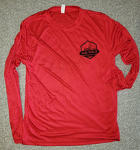 Load image into Gallery viewer, Red W/Black Logo Long Sleeved UV
